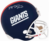 Ottis Anderson Signed New York Giants Throwback Riddell Full Size (VSR4) Replica Helmet w/SB XXV MVP - (In White)