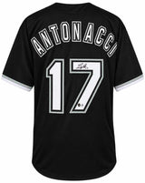 Sam Antonacci Signed Black Custom Baseball Jersey - (Beckett)