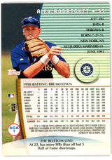 Alex Rodriguez Autographed 1999 Stadium Club Card #SCA1 Seattle Mariners SKU #116474