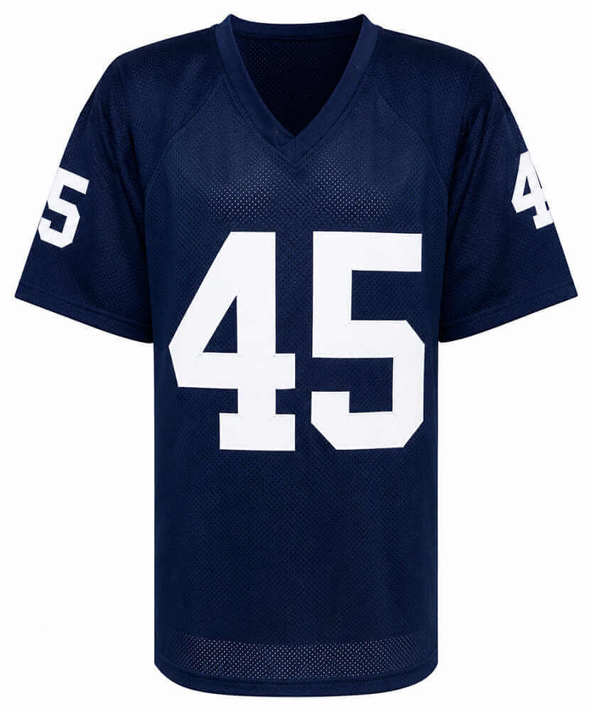 Sean Astin Signed Navy Custom College Football Jersey w/Rudy