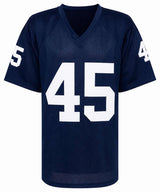 Sean Astin Signed Navy Custom College Football Jersey w/Rudy