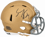 Sean Astin Signed Notre Dame Riddell Speed Mini Helmet w/Rudy