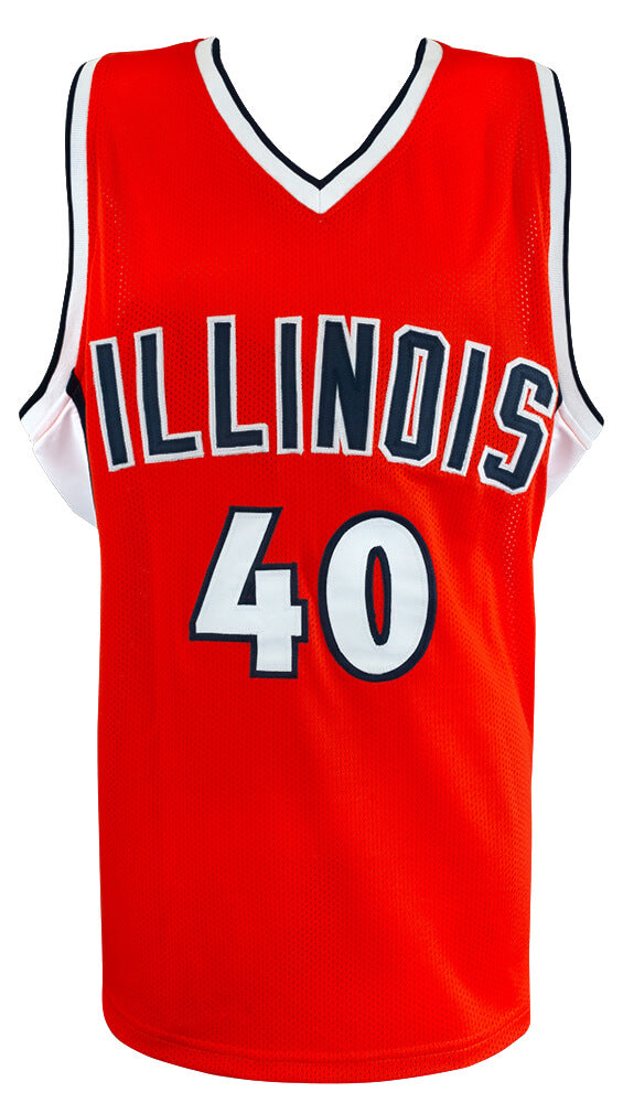James Augustine Signed Orange Custom College Basketball Jersey w/2005 Final Four