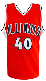 James Augustine Signed Orange Custom College Basketball Jersey w/2005 Final Four