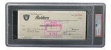 Al Davis Signed Oakland Raiders Bank Check #14560 PSA/DNA Gem MT 10 - Sports Integrity