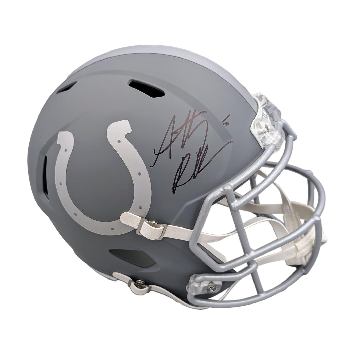 Anthony Richardson Signed Authentic Colts Slate Replica Helmet