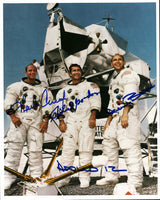 Apollo 12 Crew (3) Conrad, Gordon & Bean Authentic Signed 8x10 Photo BAS #A57330