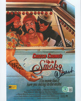 Cheech Marin & Tommy Chong Up in Smoke Authentic Signed 8x10 Photo BAS #BA73265