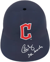 Carlos Baerga Signed Cleveland Guardians Souvenir Replica Batting Helmet w/3x All Star