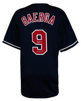 Carlos Baerga Signed Navy Custom Baseball Jersey w/3x All Star