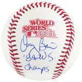 Doug Bair Signed Rawlings 1984 World Series (Detroit Tigers) Baseball w/84 WS Champs