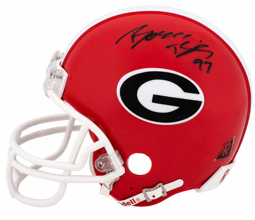 Boss Bailey Signed Georgia Bulldogs Riddell (VSR4) Mini Helmet