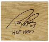 Rick Barry Signed 5x6 Floor Piece w/HOF'87