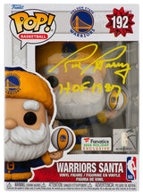 Rick Barry Signed Golden State Warriors SANTA Funko Pop Doll #192 w/HOF 1987