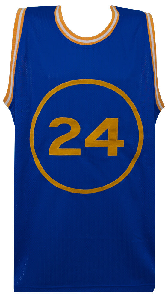 Rick Barry Signed Blue Custom Basketball Jersey w/HOF'87
