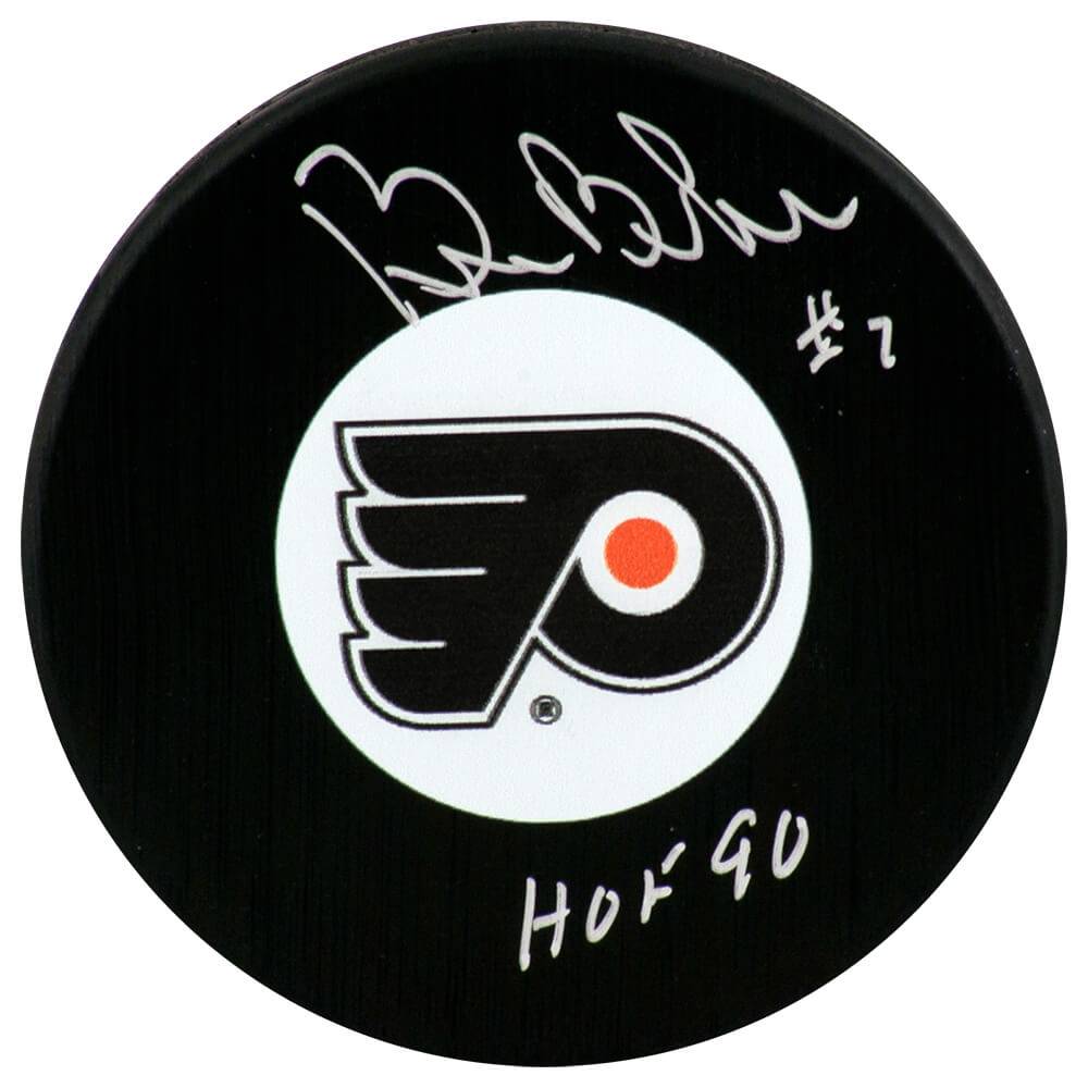 Bill Barber Signed Philadelphia Flyers Hockey Puck w/HOF'90