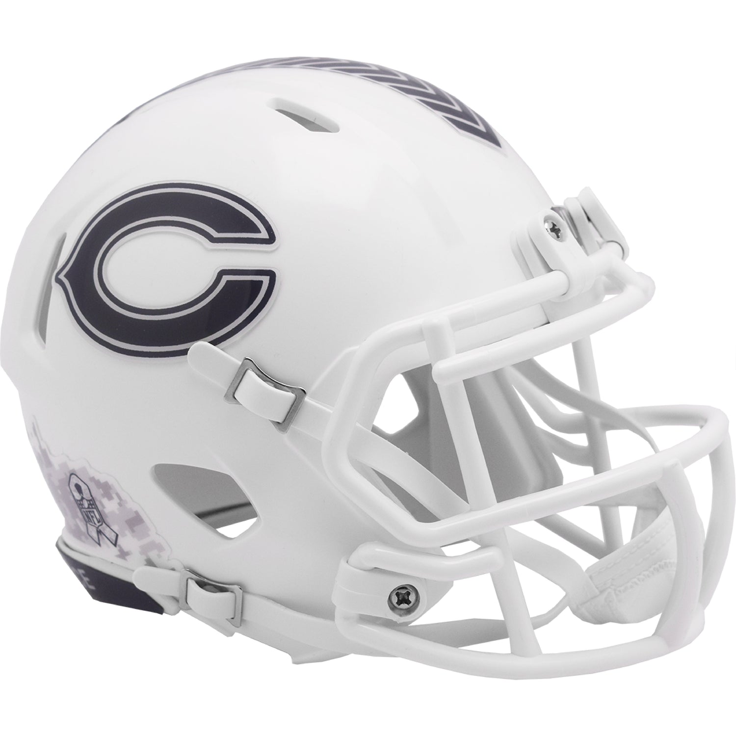 Chicago Bears 2024 Salute to Service Riddell Speed Mini Football Helmet NFL