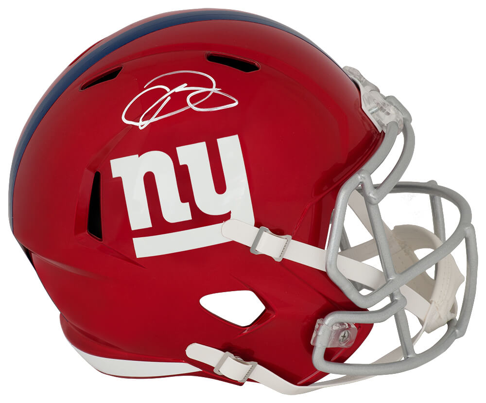 Odell Beckham Jr Signed New York Giants FLASH Riddell Full Size Speed Replica Helmet