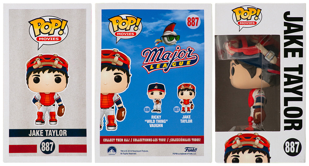 Tom Berenger Signed Major League Jake Taylor Funko Pop Doll #887 w/Taylor