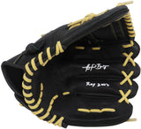Angel Berroa Signed Franklin Black & Brown Baseball Fielders Glove w/ROY 2003 AL