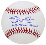 Shane Bieber Signed Rawlings Official MLB Baseball w/MLB Debut 5-31-18 (Beckett)