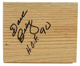 Dave Bing Signed 5x6 Floor Piece w/HOF'90