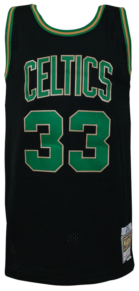 Larry Bird Signed Boston Celtics Black Alternate Mitchell & Ness NBA Swingman Jersey