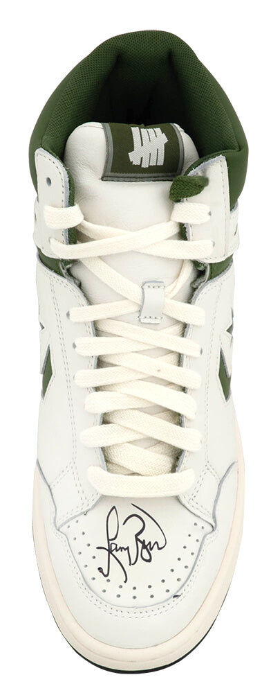 Larry Bird Signed Converse X Undefeated Weapons White & Green Men's Basketball Shoe - Size 9.5 (Left Foot)