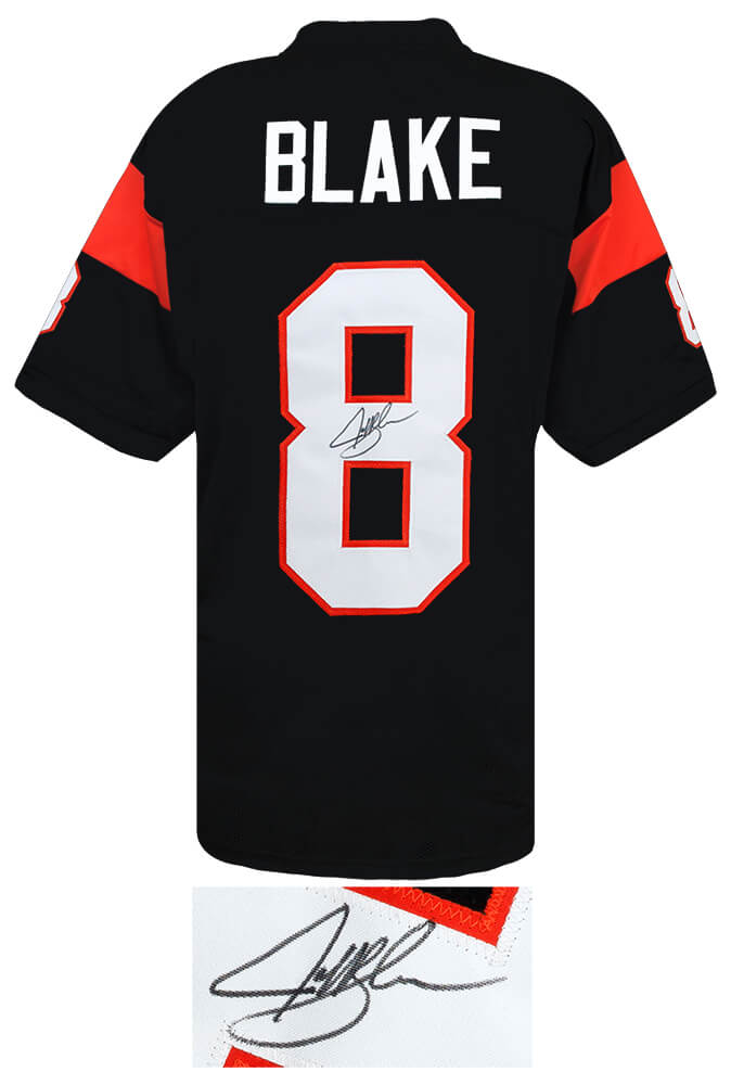 Jeff Blake Signed Black Custom Football Jersey