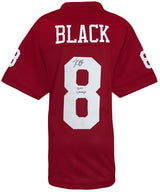 Kaelon Black Signed Red Custom College Football Jersey w/2025 Champs