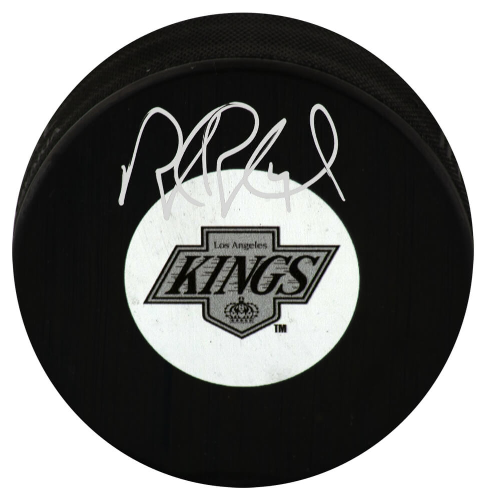 Rob Blake Signed Los Angeles Kings Logo Puck