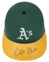 Vida Blue Signed Oakland A's Replica Souvenir Batting Helmet