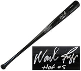 Wade Boggs Signed Louisville Slugger Black Baseball Bat w/HOF'05