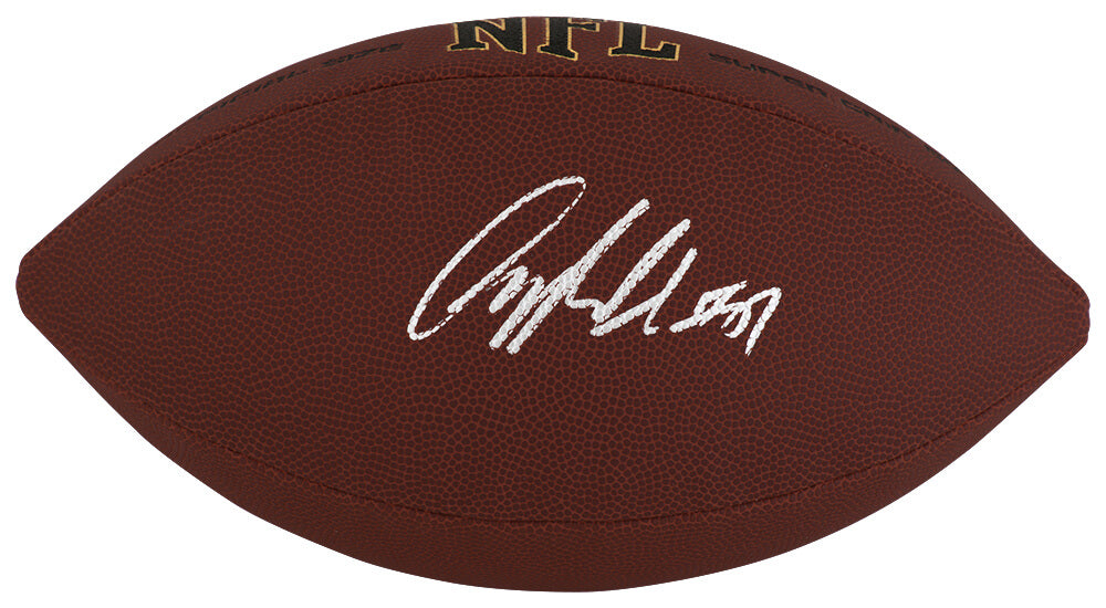 Anquan Boldin Signed Wilson Super Grip Full Size NFL Football