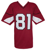 Anquan Boldin Signed Red Custom Football Jersey
