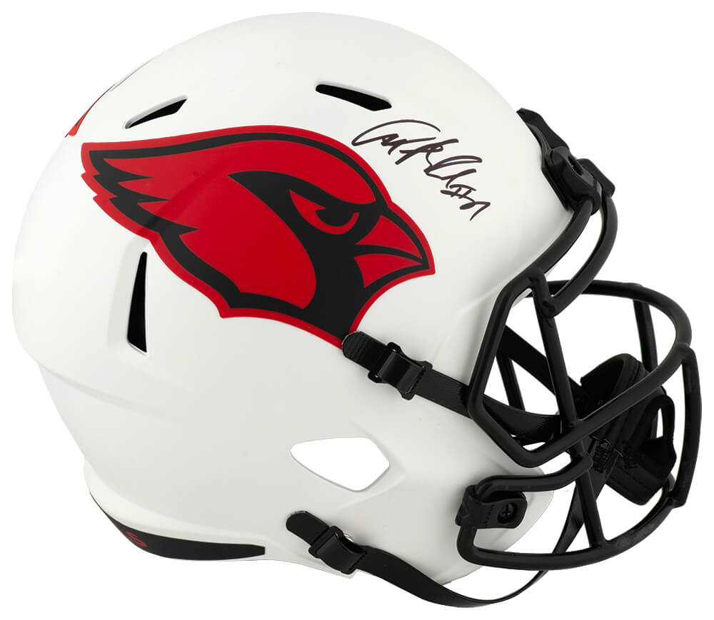 Anquan Boldin Signed Arizona Cardinals Lunar Eclipse Riddell Full Size Speed Replica Helmet