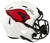 Anquan Boldin Signed Arizona Cardinals Lunar Eclipse Riddell Full Size Speed Replica Helmet