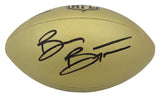 Brian Bosworth Signed Wilson Duke Gold Metallic Full Size NFL Football