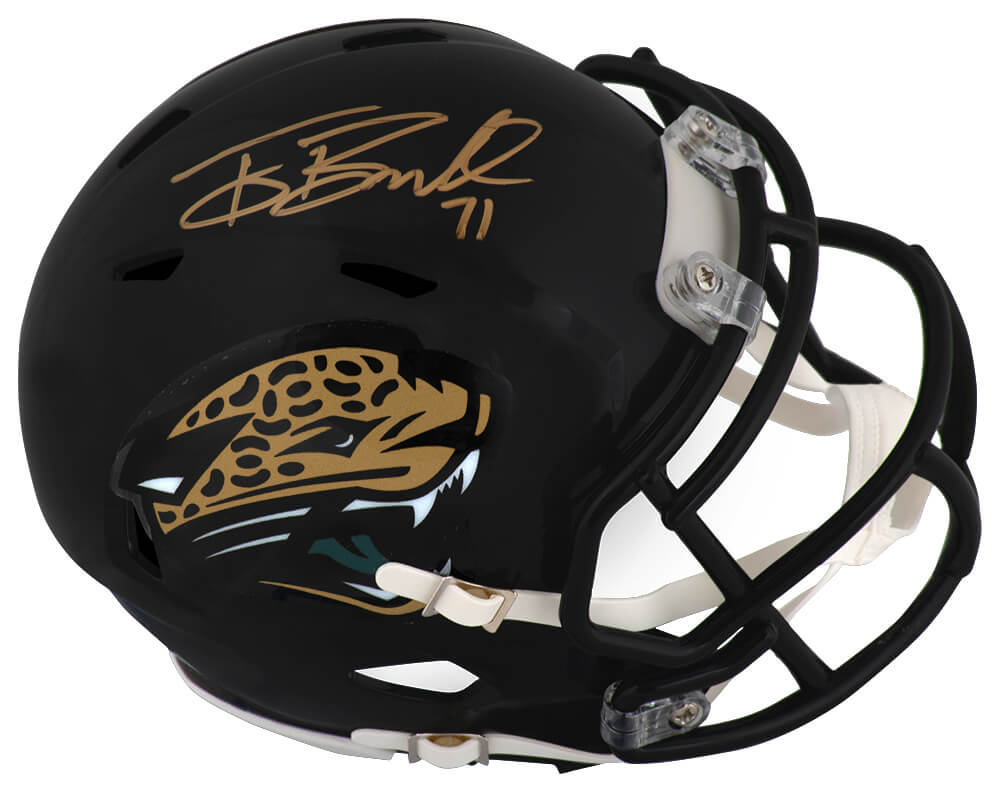 Tony Boselli Signed Jacksonville Jaguars (1995-2012 Style) Riddell Speed Mini Helmet