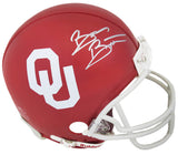 Brian Bosworth Signed Oklahoma Sooners Riddell Mini Helmet