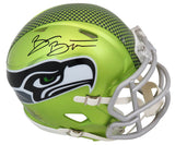 Brian Bosworth Signed Seattle Seahawks FLASH Riddell Speed Mini Helmet