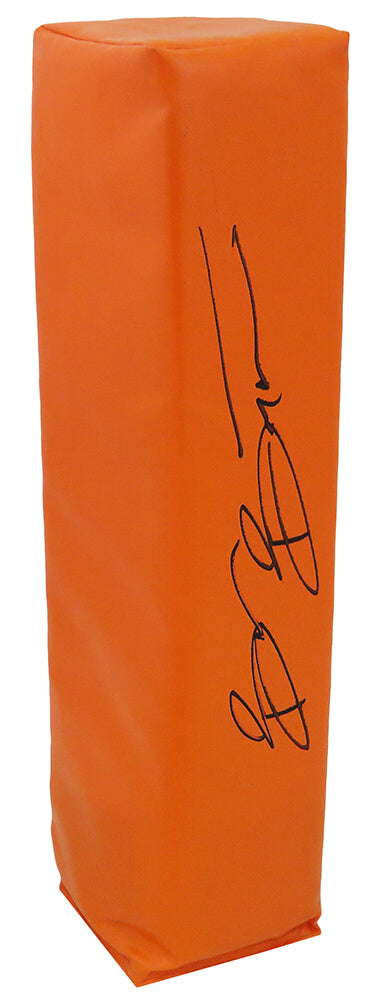 Brian Bosworth Signed Orange Endzone Pylon