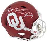 Brian Bosworth Signed Oklahoma Sooners Riddell Full Size Speed Replica Helmet w/The Boz