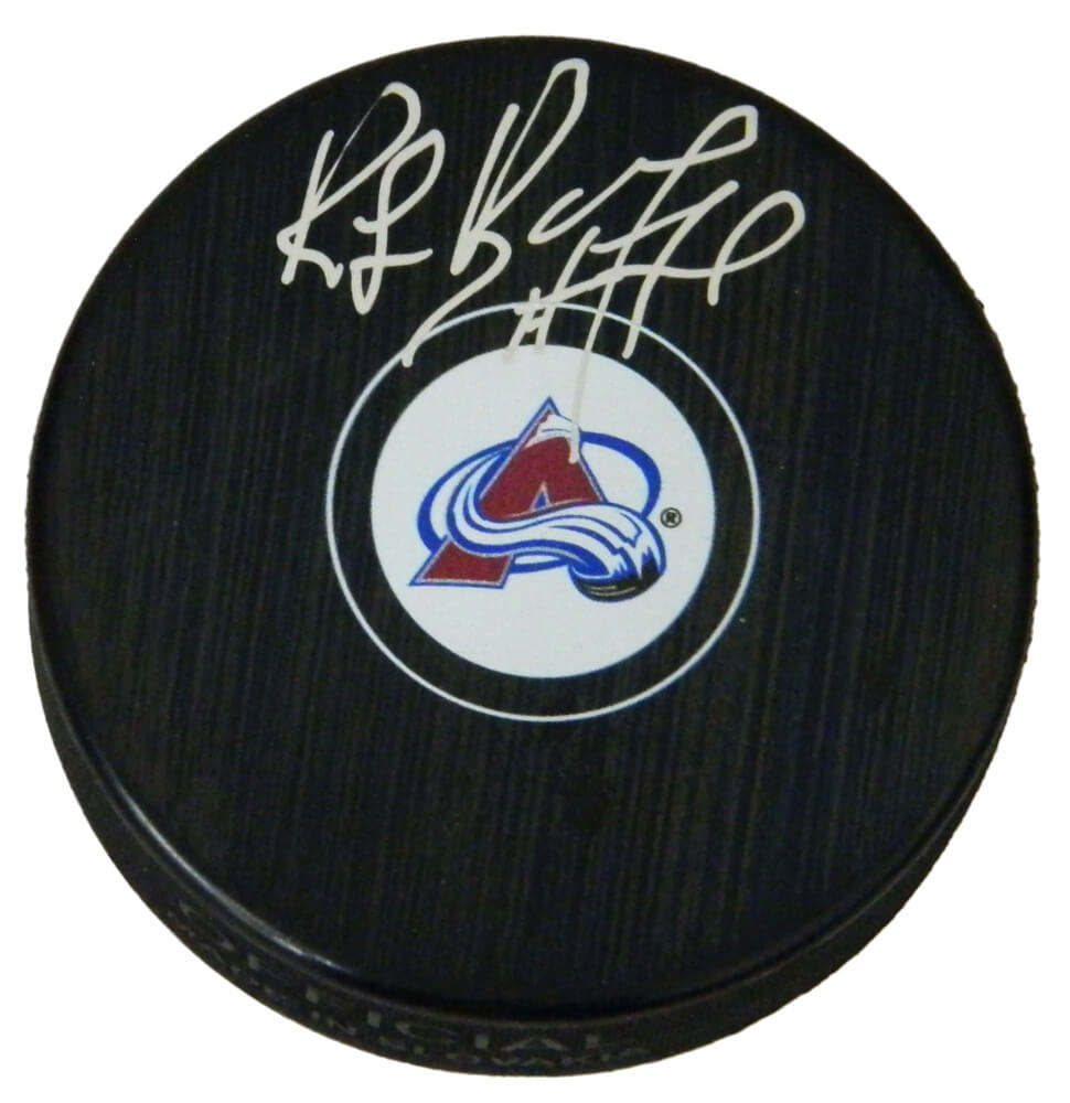 Ray Bourque Signed Colorado Avalanche Logo Hockey Puck