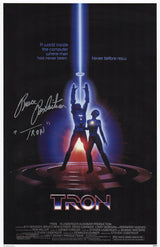 Bruce Boxleitner Signed Tron 11x17 Movie Poster w/Tron