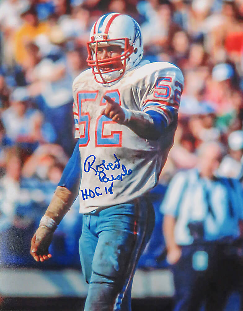 Robert Brazile Signed Houston Oilers 8x10 Photo w/HOF'18