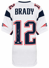 Tom Brady Signed Patriots White Nike Limited Football Jersey - (Fanatics)