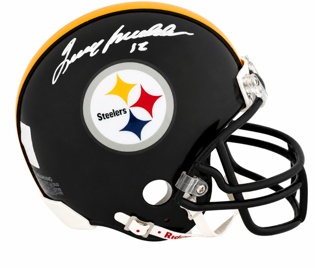 Terry Bradshaw Signed Pittsburgh Steelers Riddell (VSR4) Mini Helmet