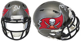 Tom Brady Signed Tampa Bay Buccaneers Riddell Speed Mini Helmet (Fanatics)