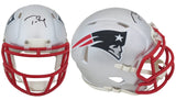 Tom Brady Signed New England Patriots Riddell Speed Mini Helmet (Fanatics LOA)